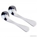 MyLifeUNIT Stainless Steel Children Spoons Curved Self-Feeding Spoons for Baby Set of 2 - B0799JNZSS